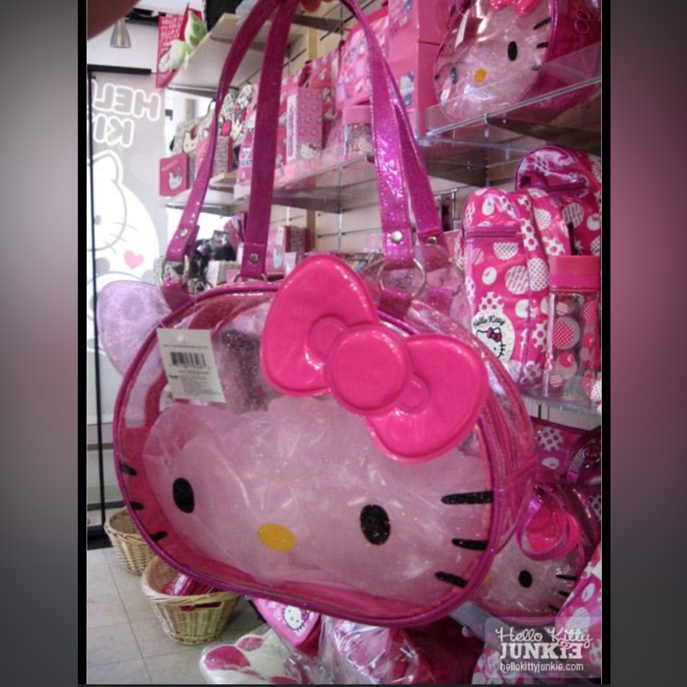 ISO this clear jelly glitter hello kitty bag